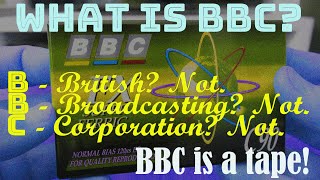 Unwrapping and testing BBC FX C90 (made in Turkey by RAKS, 2002) type I audio cassette 1080/50p!