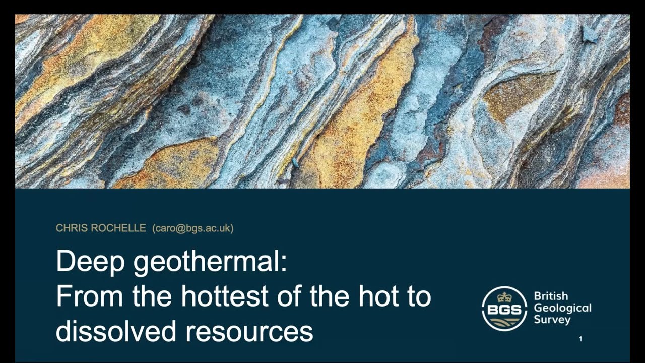 Deep Geothermal Dr Chris Rochelle BGS, U3A Communities Geology group meeting June 2025