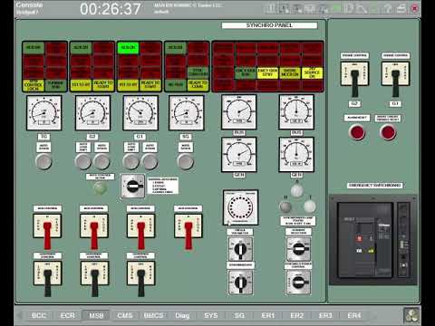 TechSim ERS 5000 LCC - Sincronizare DG manual, automat