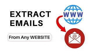 How to extract EMAIL from any website into EXCEL