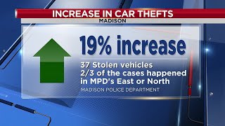Madison Police report increase in stolen vehicle cases
