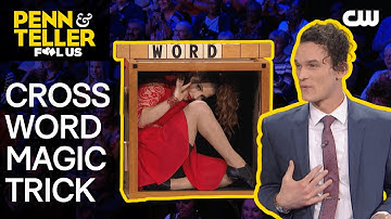 Magician Performs Crossword Magic Trick | Penn & Teller: Fool Us | The CW