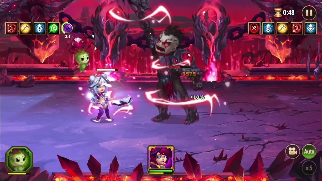 Hero Wars - Adventure 1 "Siege of Strongford" Iris LVL79 SOLO - YouTube