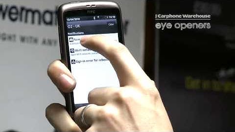 HTC Desire: Notification Bar