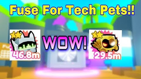 *NEW* COOL Fusing Method for New Tech Pets! Legendary?? Pet Simulator X!