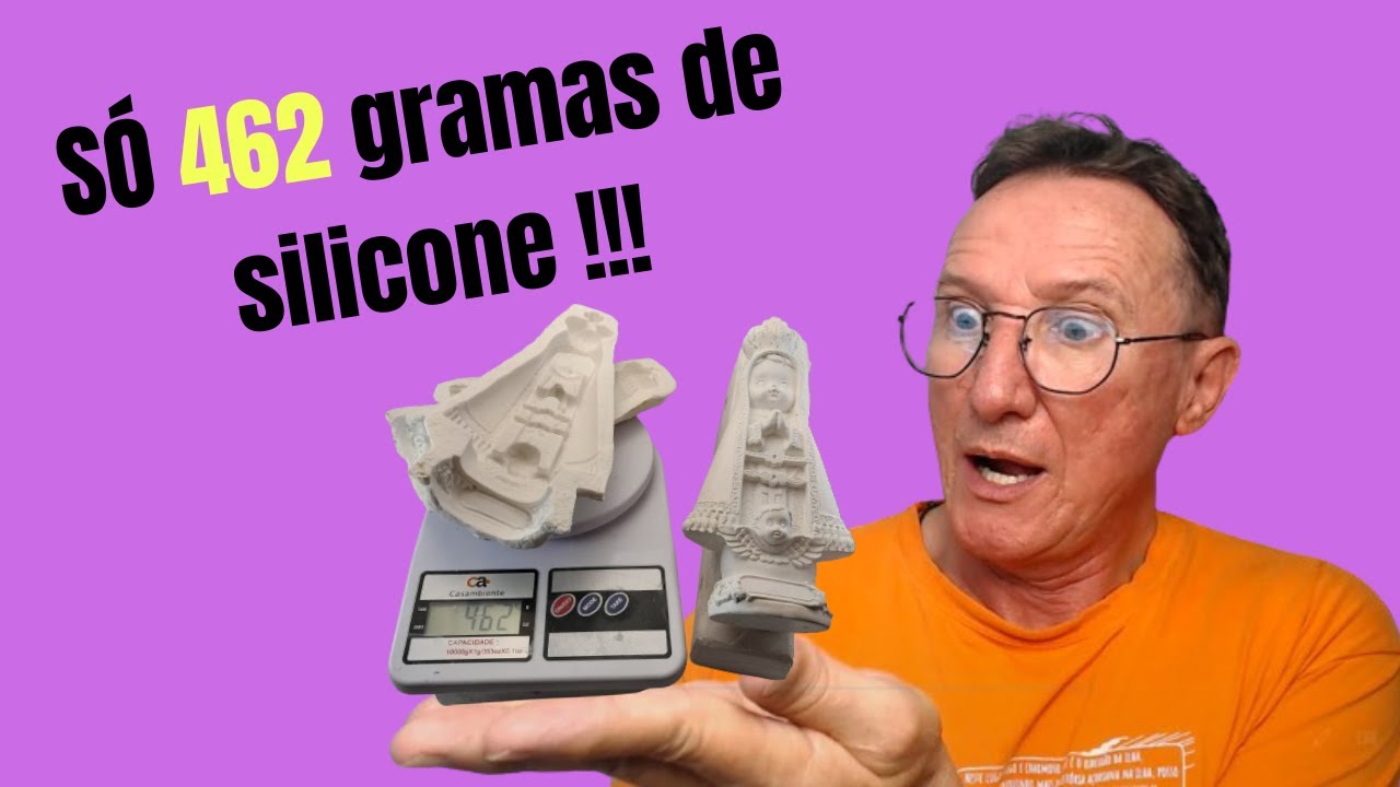 Como Fazer Molde Bipartido Econômico, Gastando 75% menos Silicone