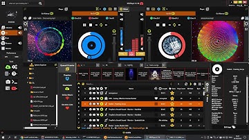 DJ System UI Prototype in JavaFX  (XR3Player V3.118)
