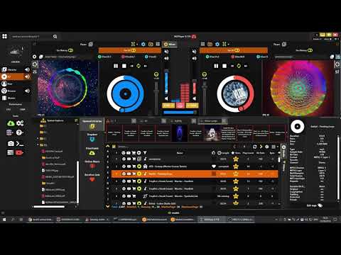 DJ System UI Prototype in JavaFX  (XR3Player V3.118)