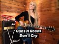 Guns N' Roses | Don't Cry | Electric Guitar Cover by Emily Hastings