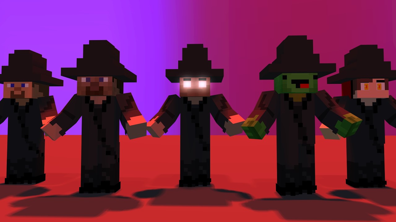 YOUR IDOL  ft. Steve Herobrine JJ Mikey – Saja Boys (K-Pop Demon Hunters) – MAIZEN Minecraft Cover