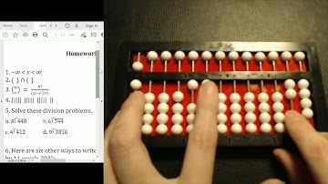 Long Division Abacus