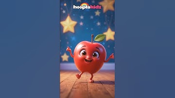 Five Cute Fruits Song #shorts #nurseryrhymes #kidssong #ai #hooplakidz