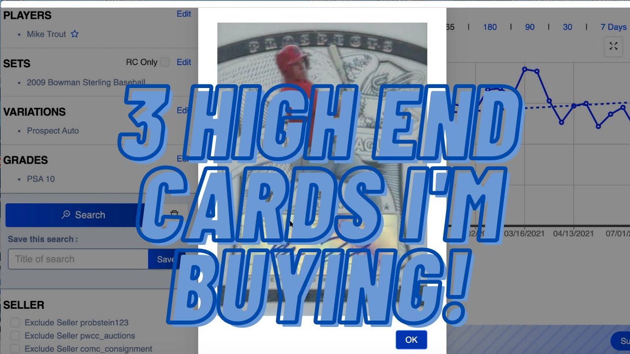 3 High End Sports Cards I'm Buying & Holding LONG TERM! Sports Card
