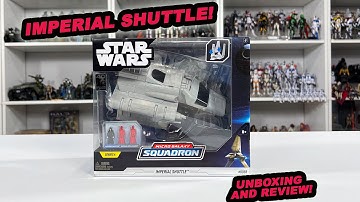 Imperial Shuttle Micro Galaxy Squadron Unboxing and Review from Jazwares.