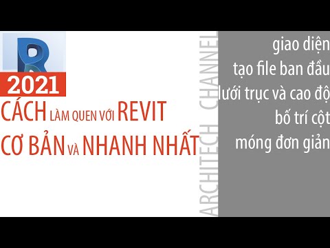 Video Revit cơ bản_Buổi 1_Hướng dẫn các nguyên tắc cơ bản... - youtube