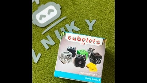 Cubelets unboxing