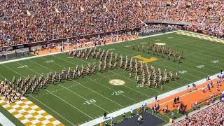 University of Tennessee Pride of the Southland Marching Band pregame09/11/2021 with Flyover!!
