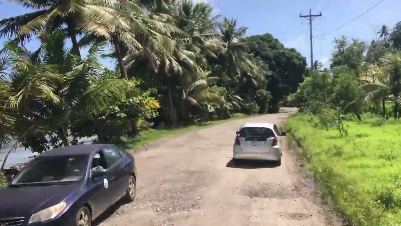 A beautiful day in Kosrae, driving from Tafunsak to Lelu (January 27, 2023)