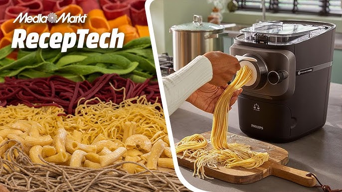 New Philips Avance Collection Pasta and Noodle Maker Plus w/ 8 Pasta  Shaping Discs, White - HR2378/06 