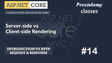 #14 Server-side versus client-side rendering | HTTP-aanvraag en -respons | ASP.NET Core MVC-cursus