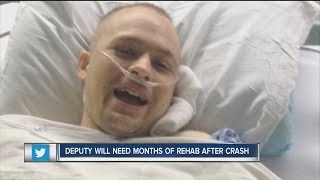 Injured Pasco County deputy faces long recovery following hit-and-run crash