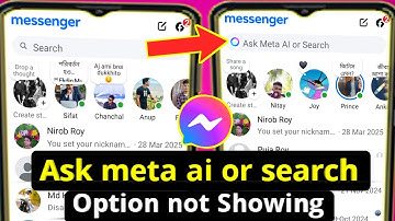Meta ai not showing on messenger / Messenger meta ai not showing Bangla /  Ask meta ai not showing 