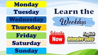 LEARN THE WEEKDAY|MATERI BAHASA INGGRIS SMP THE NAME OF DAYS | BASIC 1