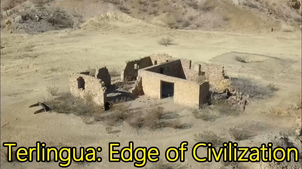 Ghost Town and Abandoned Resort in West Texas