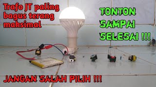 Choosing the Most Economical and Brightest Joule Thief Transformer