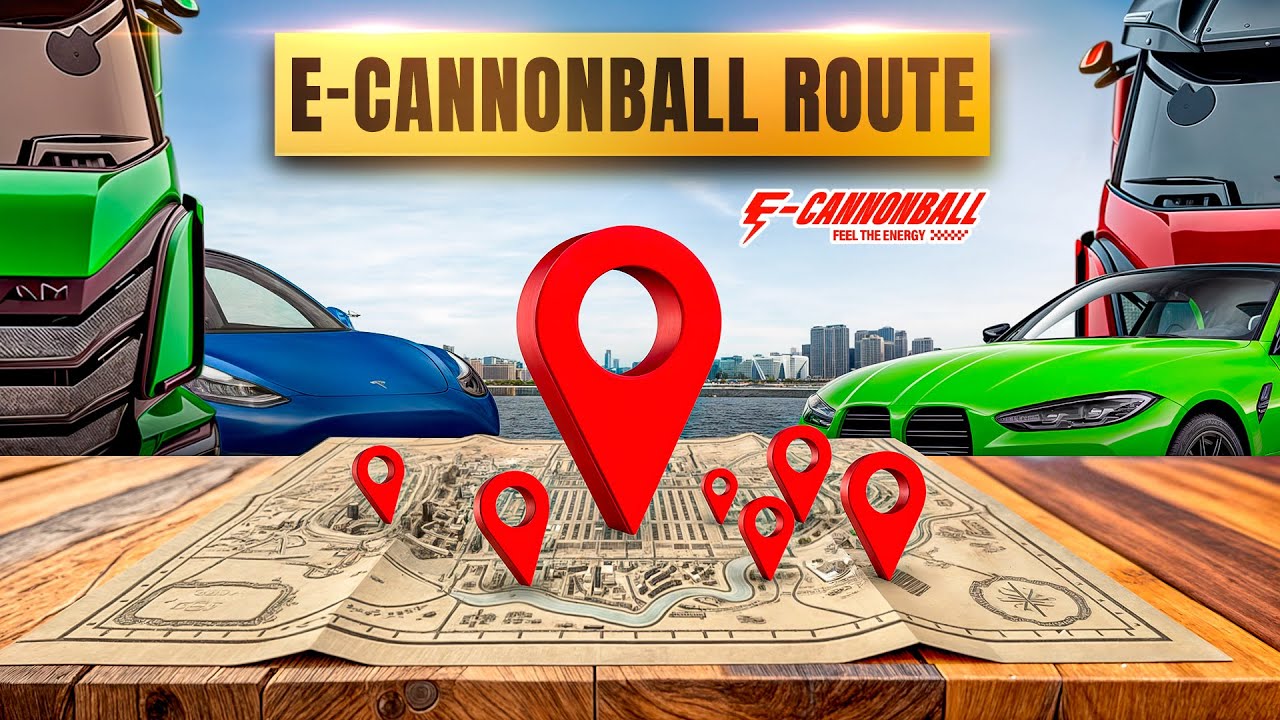 Die Strecke des E-Cannonball 2025, das wichtigste Video vor dem Start!