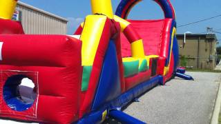 70 ft Inflatable Obstacle Course Space Walk rental Gulf Breeze Pensacola Florida