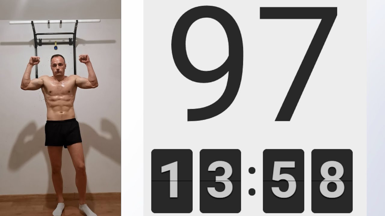 Подтягивания 97 раз! Личный рекорд! 97 Pull-ups!