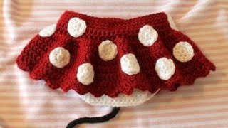 جيبة كروشيه اطفال  طريقة عمل شورت ميكي ماوس كروشيه جيبة كروشيه اطفال jupe crochet كروشيه بيبي