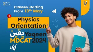 Physics Orientation - Ustaad Jee Yaqeen MDCAT 2024