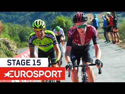 Видео: Vuelta a Espana 2019: Jumbo-Visma-ын Сепп Кусс 15-р шатанд түрүүлж, Роглик тэргүүллээ хадгаллаа