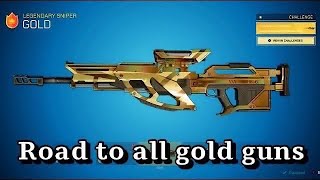 Grinding for all Gold guns in Splitgate Part 9 Rpg