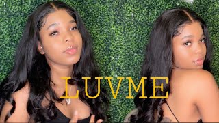 EASY GLUE-LESS CLOSURE WIG INSTALL FT LUVMEHAIR | Body wave closure wig |