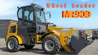China Wheel Front Loader EPA MR909 1 Ton Mini Wheel Loader