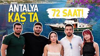 72 SAAT BİRBİRİMİZE KATLANDIK! | KAŞ’TA TEKNE ÇEKİMİ & VLOG