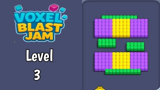 Voxel Blast Jam Level 3 Gameplay 