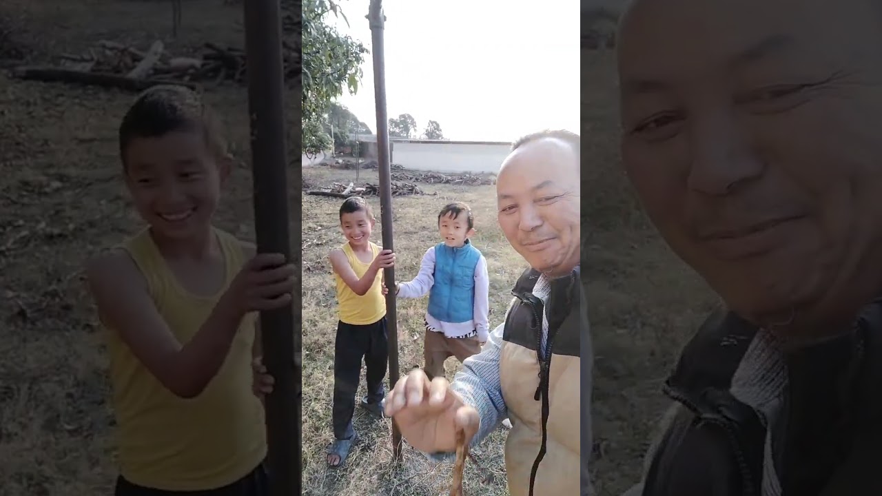 Push up challenge game#children#peace