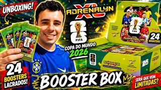 Unboxing - Adrenalyn Copa do mundo 2026   Booster box 24 boosters