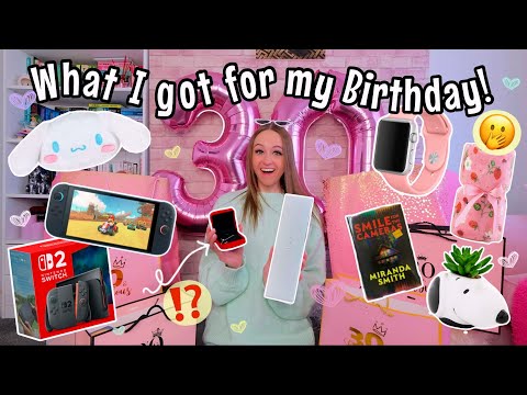 WHAT I GOT FOR MY BIRTHDAY 2025!!🥳🎁🎀🧁✨ *30TH BIRTHDAY HAUL OMG🙈* | Rhia Official♡