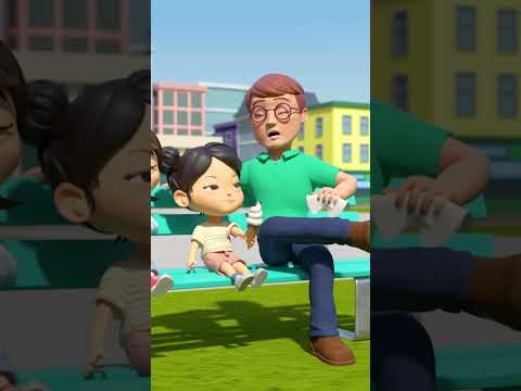 Bon, tant pis, c'est sa glace maintenant ... #LittleBabyBum #short #comptine #bébé #comédie
