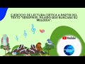 Ejercicio De Lectura Crítica A Partir Del Texto Serafín El Pájaro Que Buscaba Su Melodía