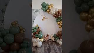 Balloon Backdrop classic Winnie-the-Pooh #idea #video #balloon #decoration