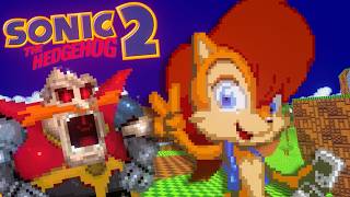 SALLY ACORN PLAYS SONIC THE HEDGEHOG 2 MOD! PRINCESS IN ACTION!