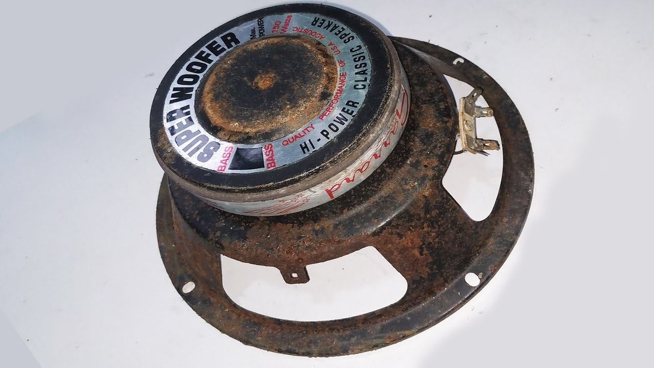 Restoration of a Damaged 150W Sub Woofer | Restore and reuse old