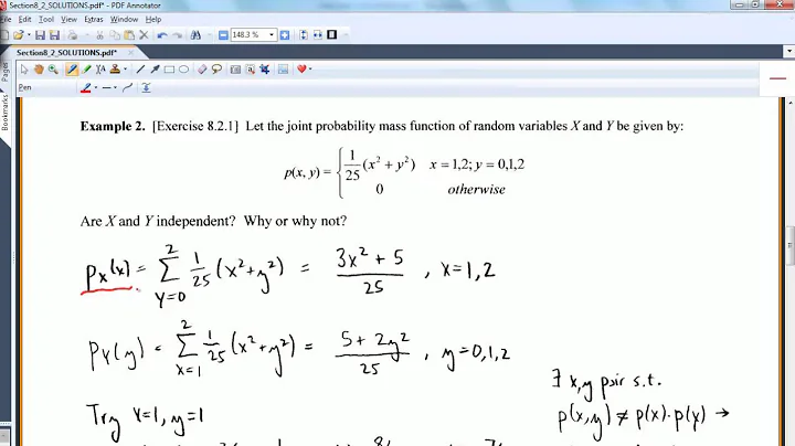 MA 381: Section 8.2: Independent Random Variables