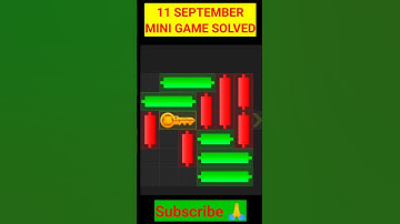 11September Hamster Kombat Puzzle Game  Solved | Mini Game Solved | Puzzle Game Trick #shorts #short